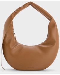 Charles & Keith - Toni Knotted Crescent Hobo Bag - Lyst