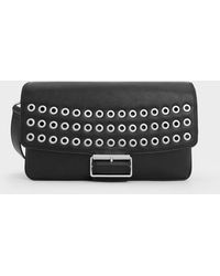 Charles & Keith - Liv Grommet Chain-handle Shoulder Bag - Lyst