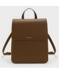 Charles & Keith - Octavia Front-Flap Backpack - Lyst
