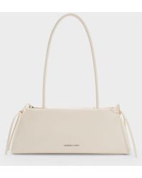 Charles & Keith - Hazel Bow Elongated Shoulder Bag - Lyst