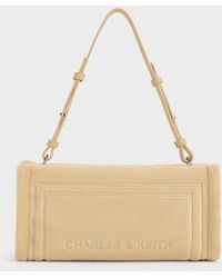 Charles & Keith - Loey Textured Shoulder Bag - Lyst