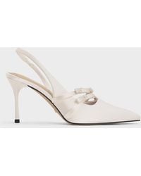 Charles & Keith - Jessy Bow Slingback Pumps - Lyst