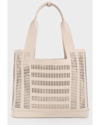 Charles & Keith - Delphi Cut-out Tote Bag - Lyst
