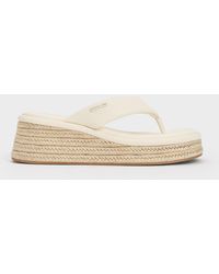 Charles & Keith - Espadrille Thong Sandals - Lyst