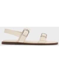 Charles & Keith - Double-Strap Slingback Sandals - Lyst