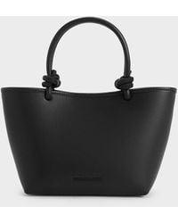 Charles & Keith - Sabine Knotted-handle Tote Bag - Lyst