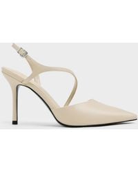 Charles & Keith - Cordelia Pointed Slingback Pumps - Lyst
