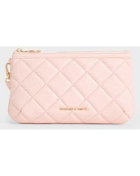 Charles & Keith - Cressida Quilted Wristlet - Lyst