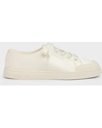 Charles & Keith - Satin Lace-Up Sneakers - Lyst