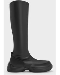 Charles & Keith - Casey Side-zip Knee-high Boots - Lyst