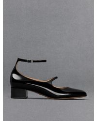 Charles & Keith - Claire Leather Mary Jane Pumps - Lyst