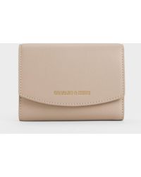 Charles & Keith - Briony Curved Flap Wallet - Lyst
