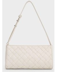 Charles & Keith - Ivette Woven Elongated Shoulder Bag - Lyst