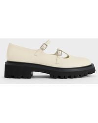 Charles & Keith - Double-strap T-bar Chunky Mary Janes - Lyst