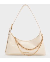 Charles & Keith - Atwood Chain-Embellished Shoulder Bag - Lyst