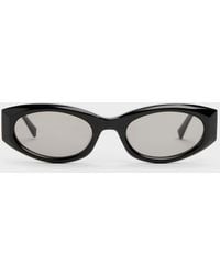 Charles & Keith - Aubrey Oval Sunglasses - Lyst