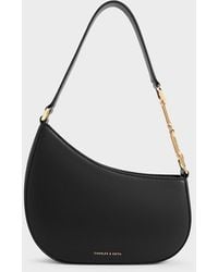 Charles & Keith - Agatha Chain-accent Shoulder Bag - Lyst