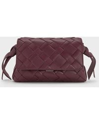 Charles & Keith - Ivette Woven Crossbody Bag - Lyst