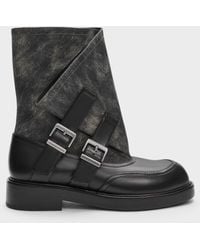 Charles & Keith - Aether Buckled Calf Boots - Lyst