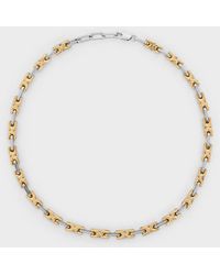 Charles & Keith - Adalyn Two-Tone Interlocking Necklace - Lyst