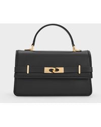 Charles & Keith - Arlet Belted Top Handle Bag - Lyst