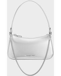 Charles & Keith - Elspeth Metallic Chain Shoulder Bag - Lyst
