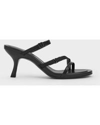 Charles & Keith - Strappy-lace Thong Sandals - Lyst