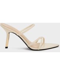 Charles & Keith - Taylen Strappy Heeled Mules - Lyst