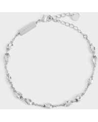 Charles & Keith - Donora Sculptural-Bead Chain Bracelet - Lyst