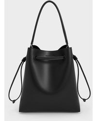 Charles & Keith - Drawstring Hobo Bag - Lyst