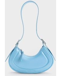 Charles & Keith - Petra Curved Shoulder Bag - Lyst