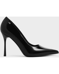 Charles & Keith - Kyra Leather Pointed-toe Pumps - Lyst