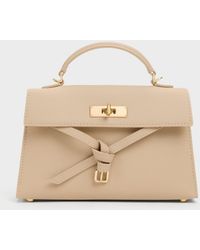 Charles & Keith - Tricha Knotted-Belt Top Handle Bag - Lyst