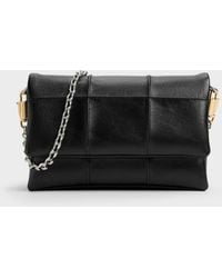 Charles & Keith - Delfina Quilted Wallet On Chain - Lyst