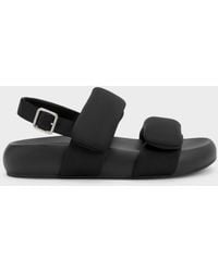 Charles & Keith - Double-Strap Slingback Sandals - Lyst