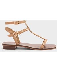 Charles & Keith - Studded Gladiator Sandals - Lyst