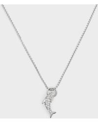 Charles & Keith - Delfina Crystal-Dolphin Pendant Necklace - Lyst