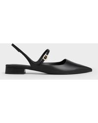 Charles & Keith - Roxane Slingback Mary Jane Flats - Lyst