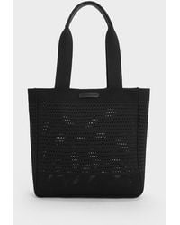 Charles & Keith - Ida Knitted Tote Bag - Lyst