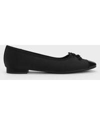 Charles & Keith - Glennis Recycled Polyester Bow Ballet Flats - Lyst