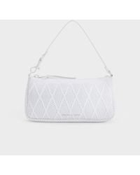 Charles & Keith - Geona Knitted Phone Pouch - Lyst