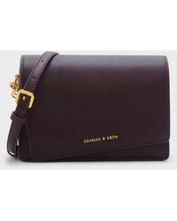 asymmetric front flap bag