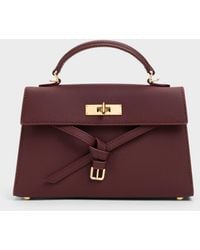 Charles & Keith - Tricha Knotted-Belt Top Handle Bag - Lyst