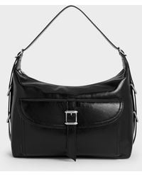 Charles & Keith - Bryna Belted Hobo Bag - Lyst