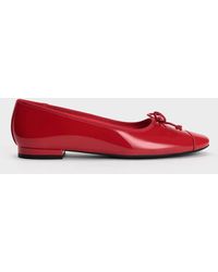 Charles & Keith - Bow Ballet Flats - Lyst