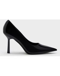 Charles & Keith - Patent Pointed-toe Pumps - Lyst