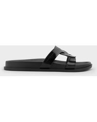 Charles & Keith - Fannie Interwoven Slide Sandals - Lyst