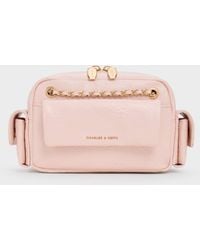 Charles & Keith - Duo Quilted Crossbody Bag - Lyst
