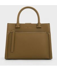 Charles & Keith - Anwen Structured Tote Bag - Lyst