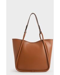 Charles & Keith - Tubular Slouchy Tote Bag - Lyst